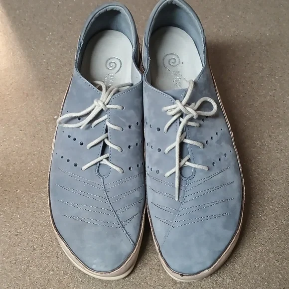 NAOT Kumara Feathery Blue Nubuck Stardust lace up shoes - Picture 5 of 11